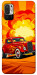 Чохол Retro comics car для Xiaomi Redmi Note 10 5G