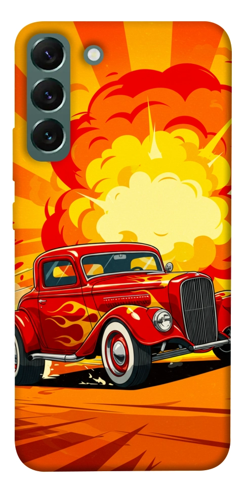 Чохол Retro comics car для Galaxy S22+