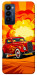 Чехол Retro comics car для TECNO Camon 18