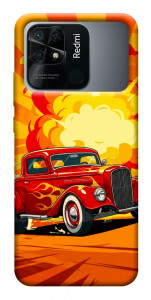 Чохол Retro comics car для Xiaomi Redmi 10C
