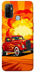 Чохол Retro comics car для Oppo A33 (2020)