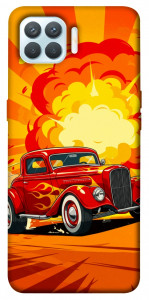 Чехол Retro comics car для Oppo F17 Pro