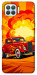 Чохол Retro comics car для Oppo F17 Pro