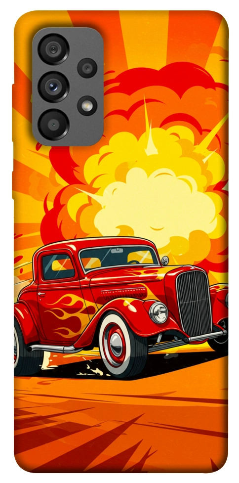 Чехол Retro comics car для Galaxy A73 5G