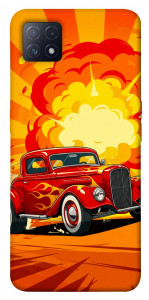 Чохол Retro comics car для Oppo A73 5G