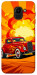Чехол Retro comics car для Galaxy J6 (2018)
