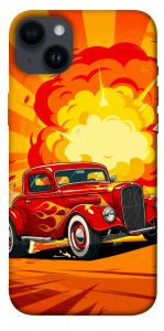 Чехол Retro comics car для iPhone 14 Plus