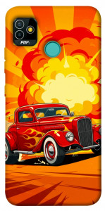 Чехол Retro comics car для TECNO Pop 5