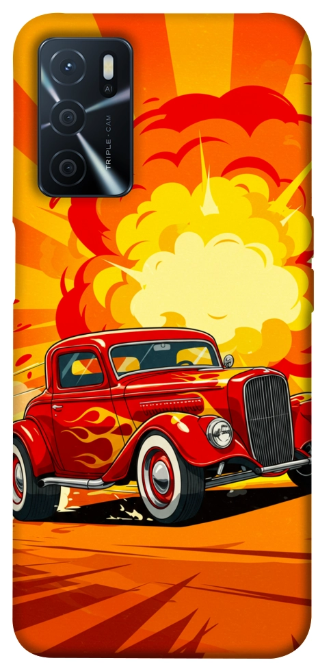 Чехол Retro comics car для Oppo A54s