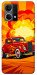 Чехол Retro comics car для Oppo Reno 7 4G