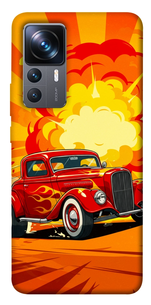 Чехол Retro comics car для Xiaomi 12T