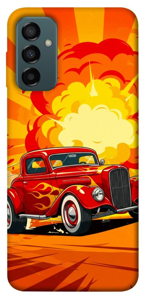 Чехол Retro comics car для Galaxy M23 5G