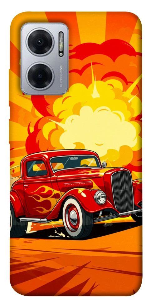 Чехол Retro comics car для Xiaomi Redmi Note 11E