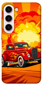 Чехол Retro comics car для Galaxy S23+
