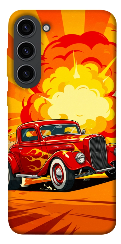 Чохол Retro comics car для Galaxy S23