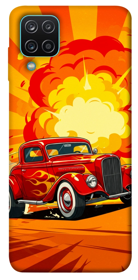 Чехол Retro comics car для Galaxy M12