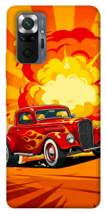 Чехол Retro comics car для Xiaomi Redmi Note 10 Pro Max