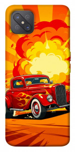 Чехол Retro comics car для Oppo A92s