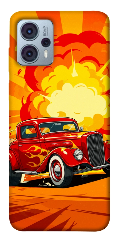 Чохол Retro comics car для Motorola Moto G23