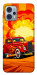 Чохол Retro comics car для Motorola Moto G23