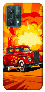 Чохол Retro comics car для Realme 9 Pro