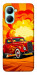 Чохол Retro comics car для Realme C33