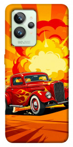 Чехол Retro comics car для Realme GT2