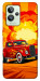 Чехол Retro comics car для Realme GT2