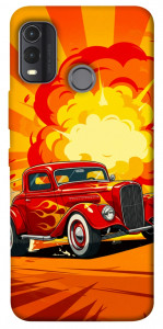 Чехол Retro comics car для Nokia G11 Plus