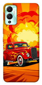 Чехол Retro comics car для Infinix Hot 12 Play