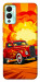 Чехол Retro comics car для Infinix Hot 12 Play