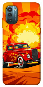 Чехол Retro comics car для Nokia G21