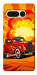 Чохол Retro comics car для Google Pixel 7 Pro