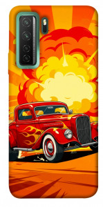 Чехол Retro comics car для Huawei nova 7 SE