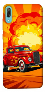 Чехол Retro comics car для Huawei Y6 Pro (2019)