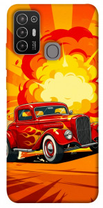 Чохол Retro comics car для ZTE Blade A52
