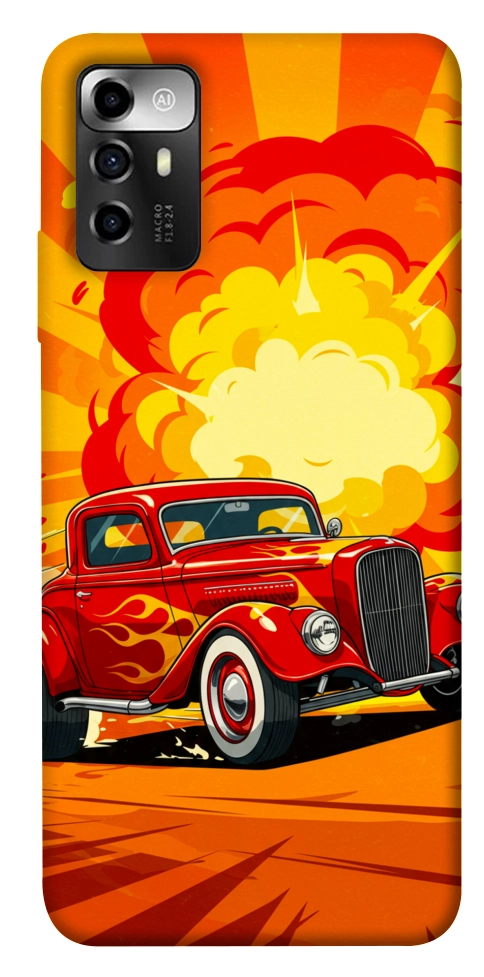 Чохол Retro comics car для ZTE Blade V40 Vita