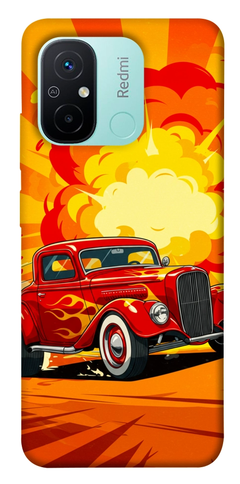 Чохол Retro comics car для Xiaomi Redmi 12C