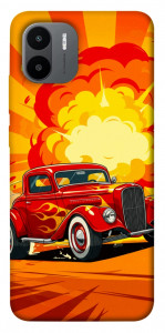 Чехол Retro comics car для Xiaomi Poco C50