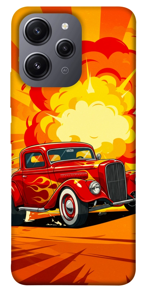 Чохол Retro comics car для Xiaomi Redmi 12