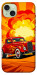 Чехол Retro comics car для iPhone 15 Plus