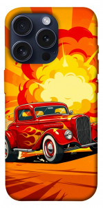 Чохол Retro comics car для iPhone 15 Pro