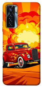 Чохол Retro comics car для TECNO Camon 17 Pro