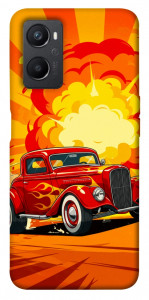 Чехол Retro comics car для Oppo A36