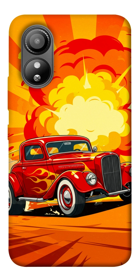 Чехол Retro comics car для ZTE Blade L220