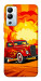 Чехол Retro comics car для Infinix Hot 12i