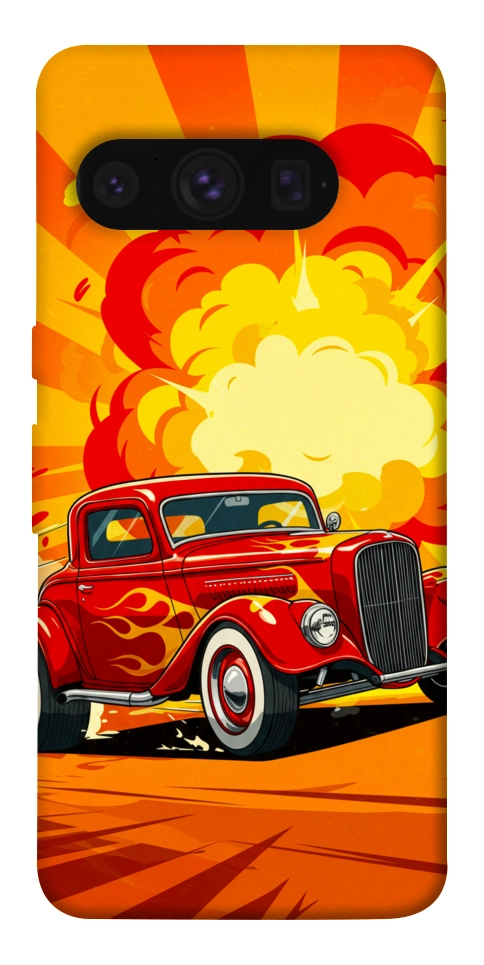 Чохол Retro comics car для Google Pixel 8 Pro