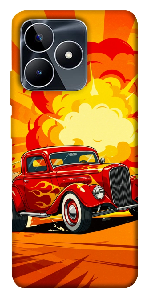 Чохол Retro comics car для Realme C53
