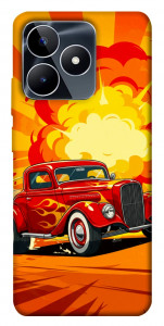 Чохол Retro comics car для Realme C53