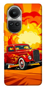 Чохол Retro comics car для Oppo Reno10